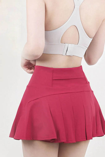 High Waist Pleated Active Skirt Trendsi 305eb2cd-3d11-4d1f-be50-7f8c59eaa58f-Max