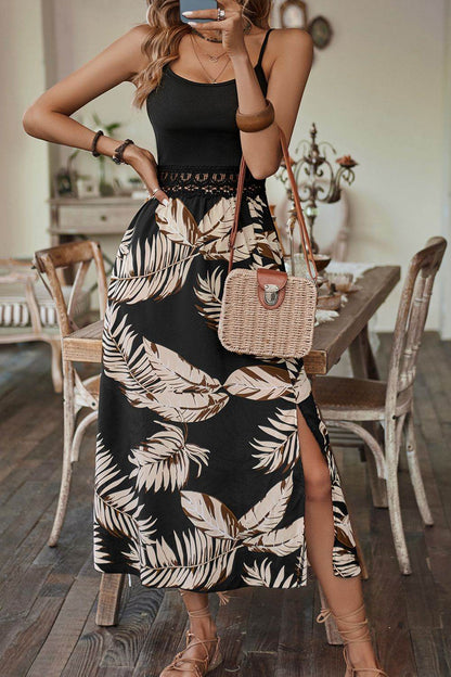 Printed Sleeveless Scoop Neck Slit Dress Trendsi 3061bf0d06d44467bf2b6ea0af9a23ed-Max