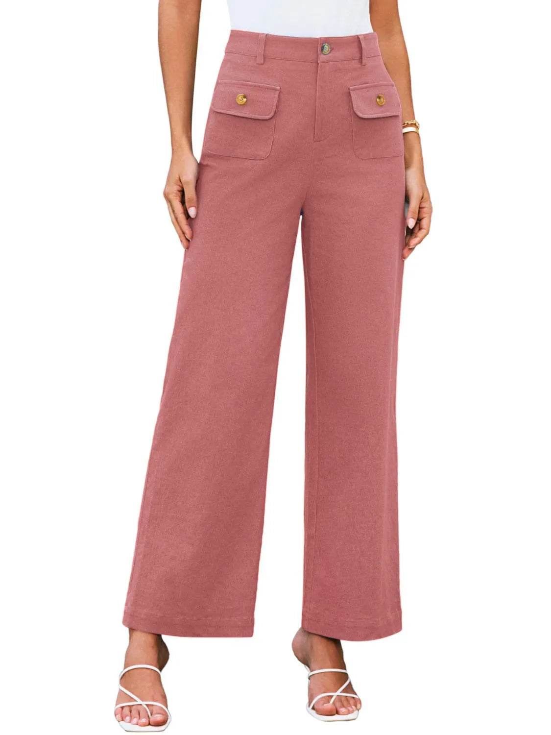 High Waist Wide Leg Pants Dusty Pink Trendsi 30b50aca-275c-4a9c-9f9b-dafdab60559c-Max-Origin
