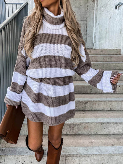 Striped Turtleneck Sweater Dress Trendsi 30e9cb7e69e24ef7ac99aa9a8c55c63d-Max