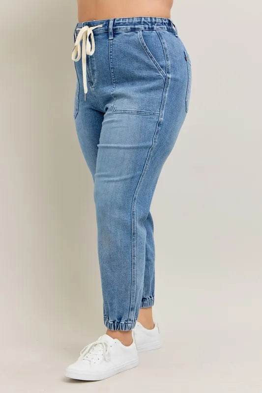 Judy Blue Full Size High Waist Denim Jogger Plus Size Trendsi 30fb0c19-0558-44a8-b806-f950ccb0849a-Max-Origin