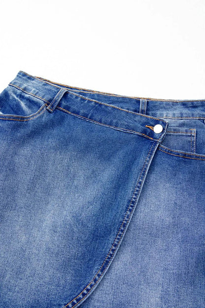 Wrapped Crossed Waist Denim Mini Skirt Trendsi 31266c65-1d36-4555-9d2d-97bde4fb89dd-Max-Origin