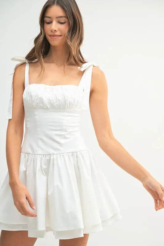 MABLE Shoulder Tie Corset Panel Mini Dress Trendsi 3159f90c23d94f8f8126dc5a40daa955-Max-Origin