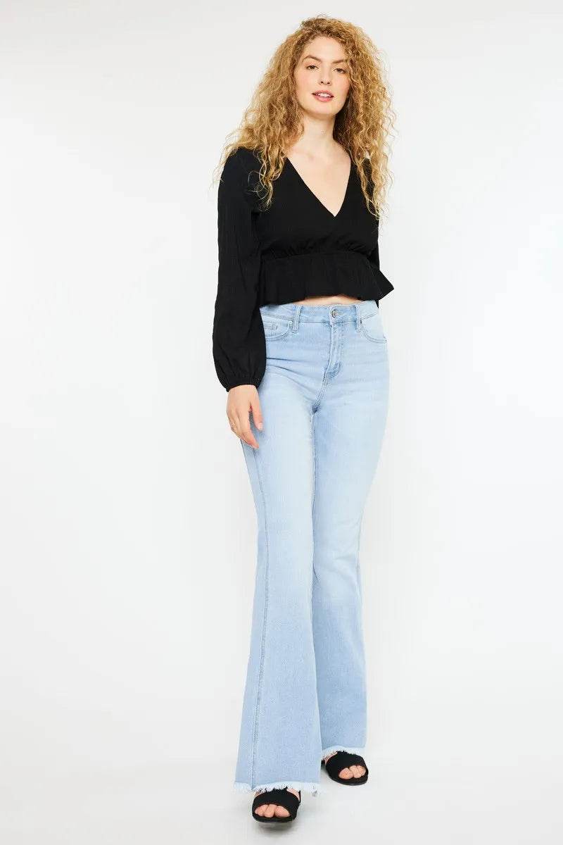 Kancan High Rise Curvy Flare Jeans Trendsi 31c18b0723c44be8baaf75a42ede5f42-Max-Origin