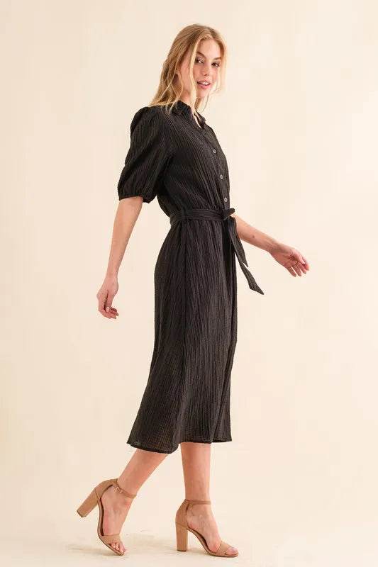 And The Why Waffle Textured Ribbon Waist Midi Dress Trendsi 32253c19a2954a1b9a2b5d7cbf238aae-Max-Origin