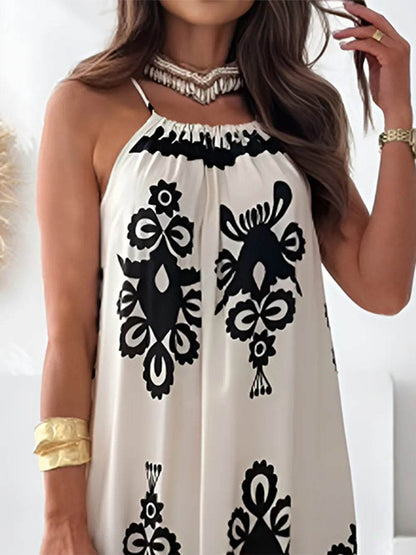 Printed Spaghetti Strap Sleeveless Maxi Dress Trendsi 32378299-e01b-44cf-914c-93a0d21b8bc6-Max