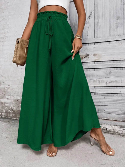 Honey Tied High Waist Wide Leg Pants Trendsi 32585ffc-7509-4bc3-a4b2-3ca7135e1188-Max