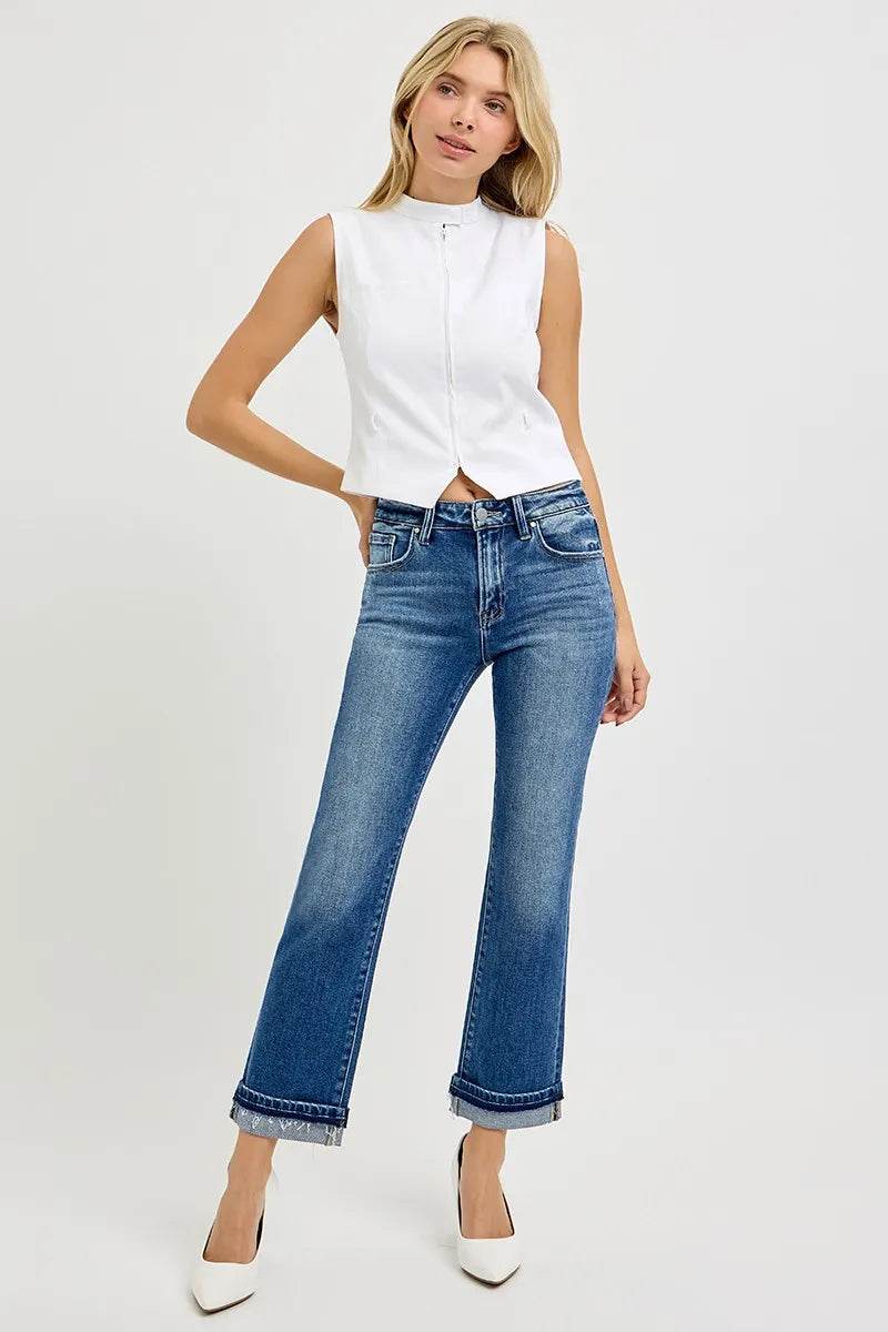 RISEN Mid Rise Ankle Straight Cuffed Jeans Trendsi 325ed2b8ee364a51bc91860c85ef3ff7-Max-Origin