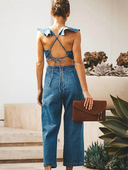 Ruffled Backless Sleeveless Denim Jumpsuit Trendsi 32d95a74-2694-438c-8ed7-b2818332a141-Max