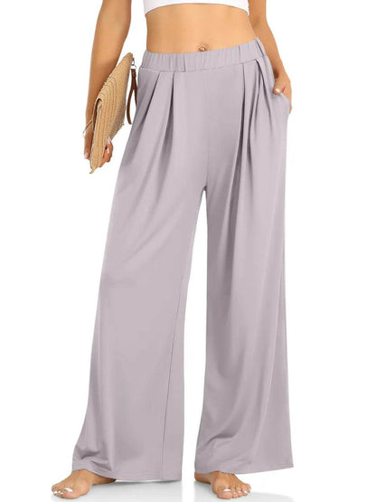 Elastic Waist Wide Leg Pants Light Gray Trendsi 330c07b7-c641-465b-964c-ee1af4ebaa4d-Max