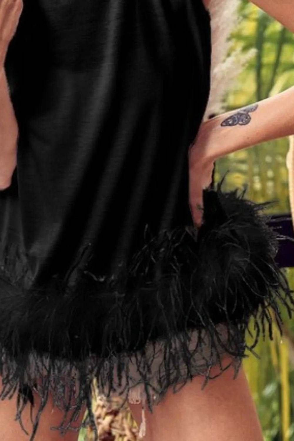 BiBi French Terry Faux Feather Bottom Back Tied Top Trendsi 33b9e965-491d-4b35-b77a-949c1281e7a0-Max-Origin