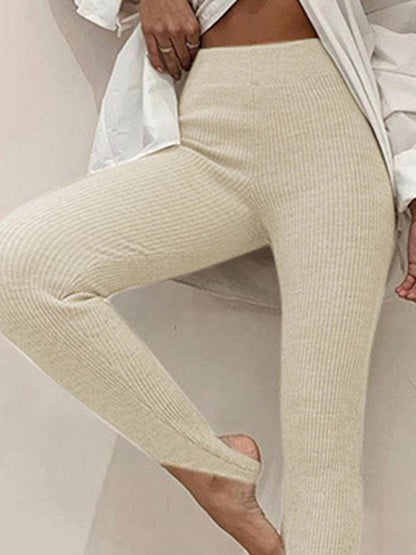 Ribbed Mid Waist Leggings Trendsi 33d369299e894cd3a84414e32734a778-Max
