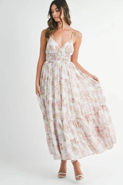 MABLE Floral Print Tiered Cami Maxi Dress Trendsi 340169a545d140c38a737fd1f551fa24-Max-Origin