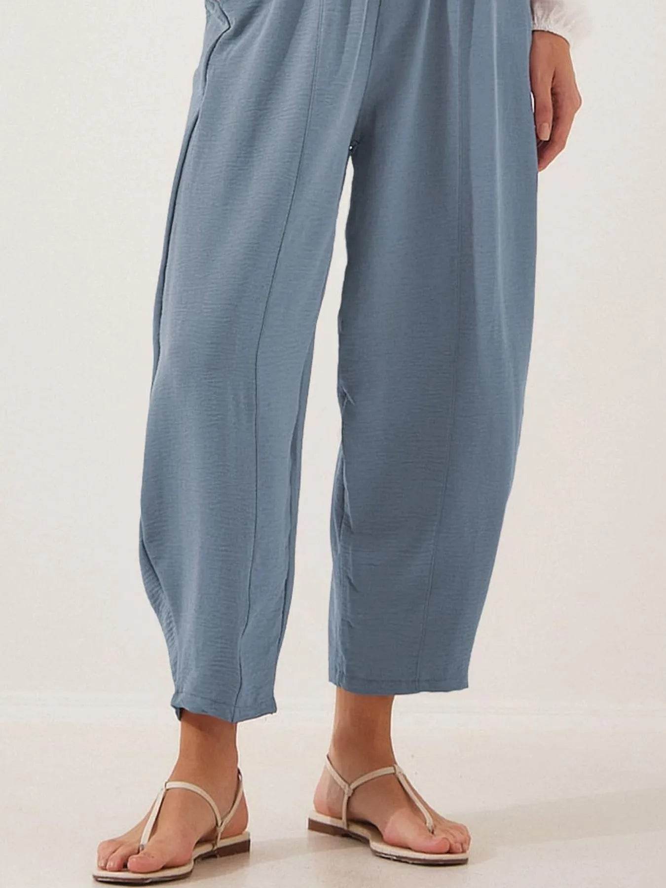 Full Size Drawstring Wide Leg Cropped Pants Plus Size Trendsi 34215eefa9e34364867dec67396545bd-Max-Origin