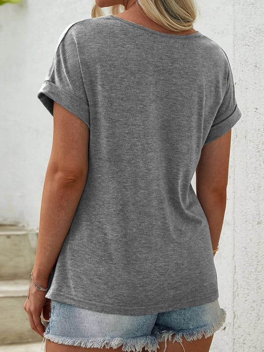 Color Block Casual T-Shirt Trendsi 3450e91c-e39c-4e49-8d63-ad73b6afaa9a-Max-Origin