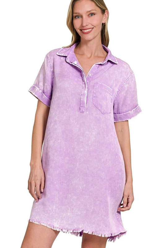 Zenana Tencel Mineral Washed Collared Shirts Dress Trendsi 34a8ae2c-c475-4287-a381-e49a8dceaac6-Max-Origin