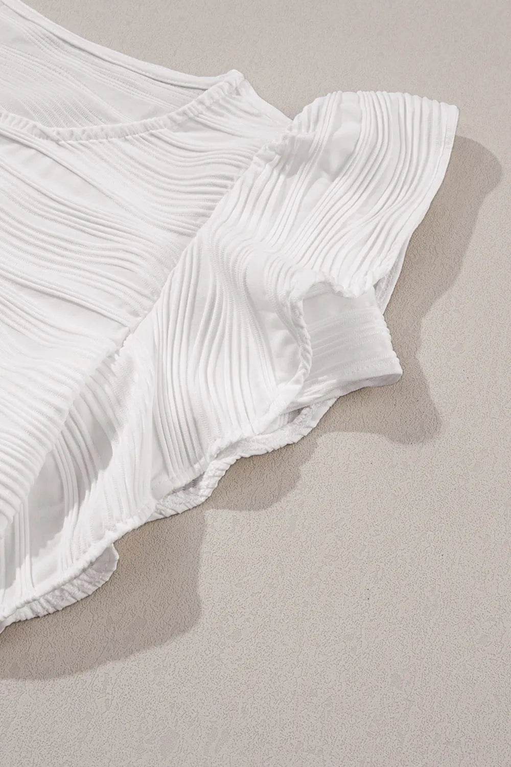 Ruffled Round Neck Textured Top Trendsi 3502e2b5-17ac-43a3-aeec-f902300e0520-Max-Origin