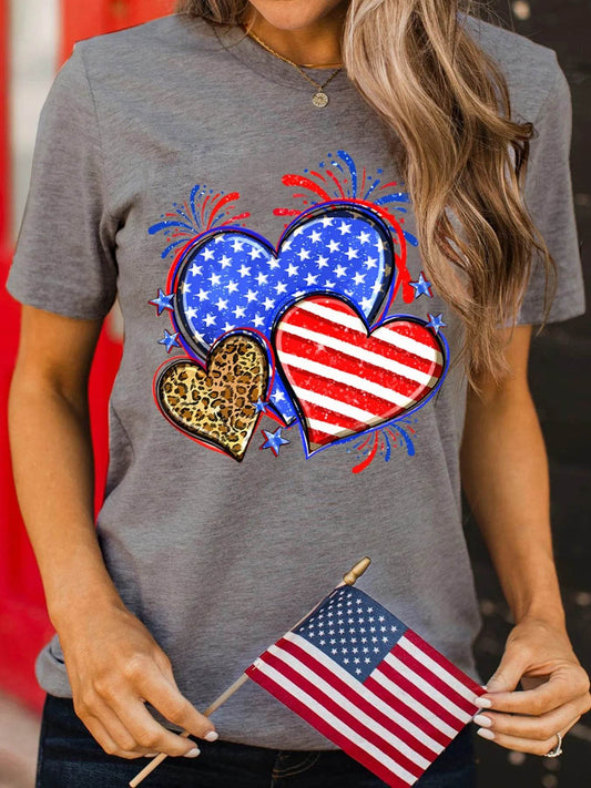 American Heart Graphic Round Neck T Shirt Gray Trendsi 35178b6c3845411bbd32ca82d46f4f7e-Max-Origin