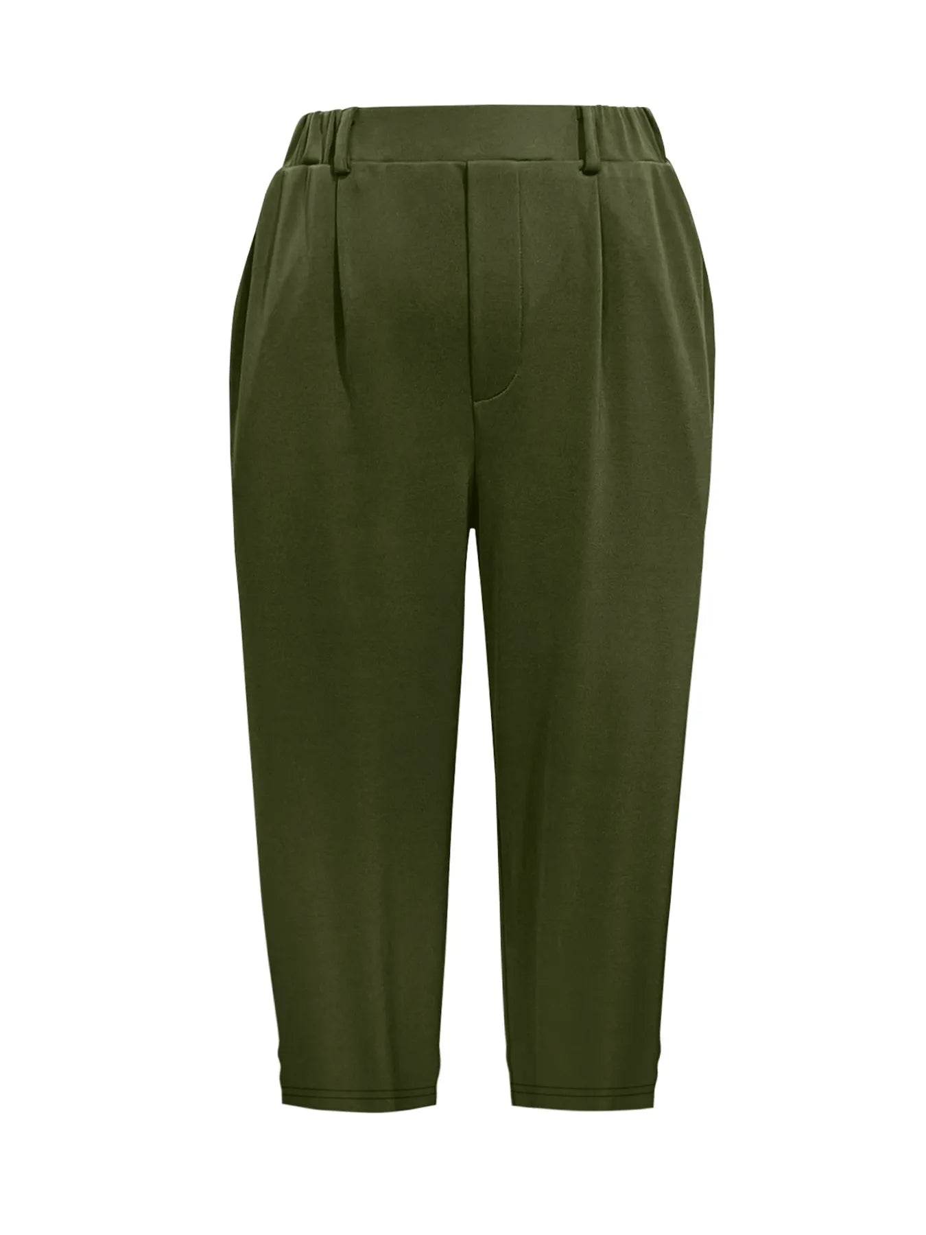Pleated Detail Pants with Pockets Trendsi 3559afa6972448b98546d05b41ff7b6b-Max-Origin