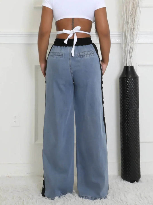 High Waist Wide Leg Denim Jeans with Side Letter Print Trendsi 35944daa-d1f6-471a-bf41-ba88aceea3da-Max-Origin
