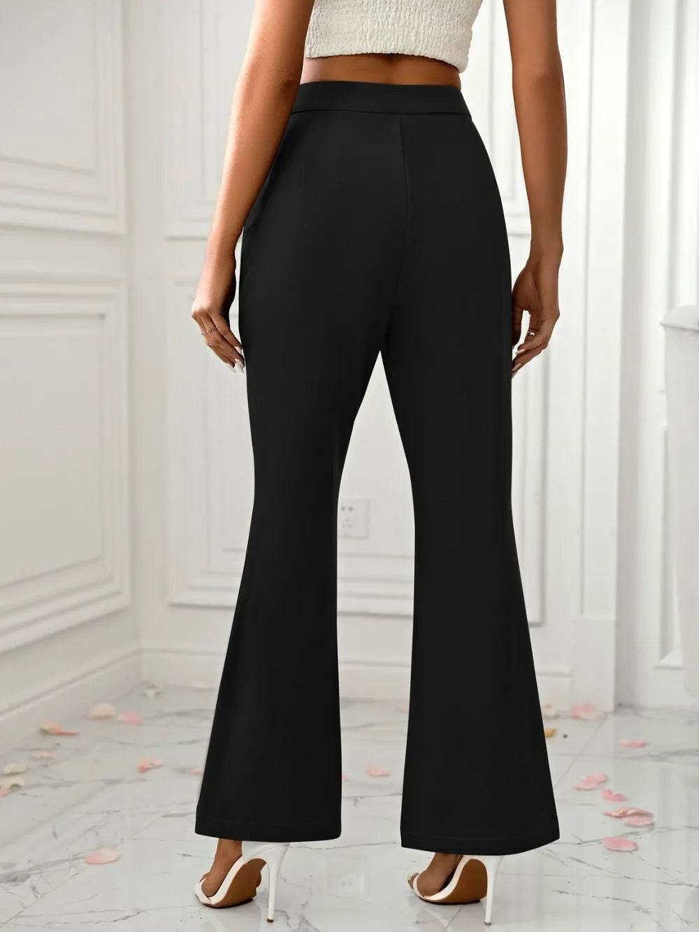 Slit Flare Pants with Pockets Trendsi 35a05c7c-e4ff-4e92-82ae-f8bd4e30ee3d-Max