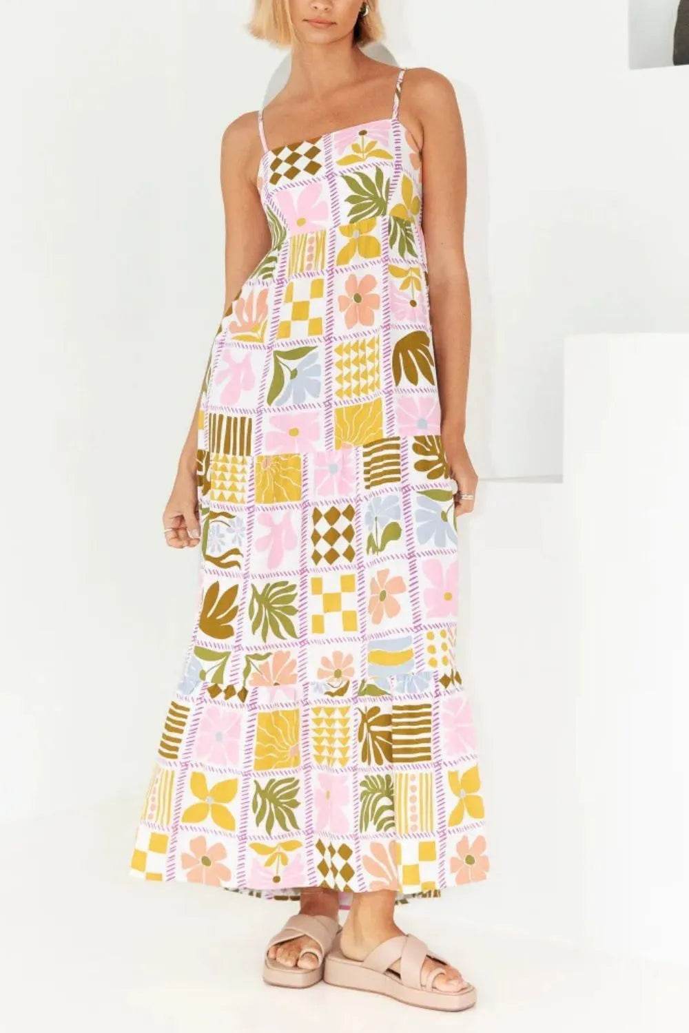 Cutout Back Printed Square Neck Maxi Cami Dress Trendsi 35bde83a-022b-41f4-be20-e86a10ffa4f4-Max-Origin