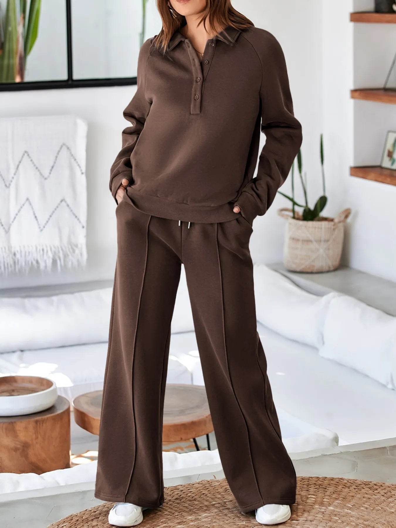 Collared Sweatshirt and High Waist Pants Active Set Trendsi 35f64f6e-0aaa-4b73-a2fb-7e83a0a795f5-Max-Origin