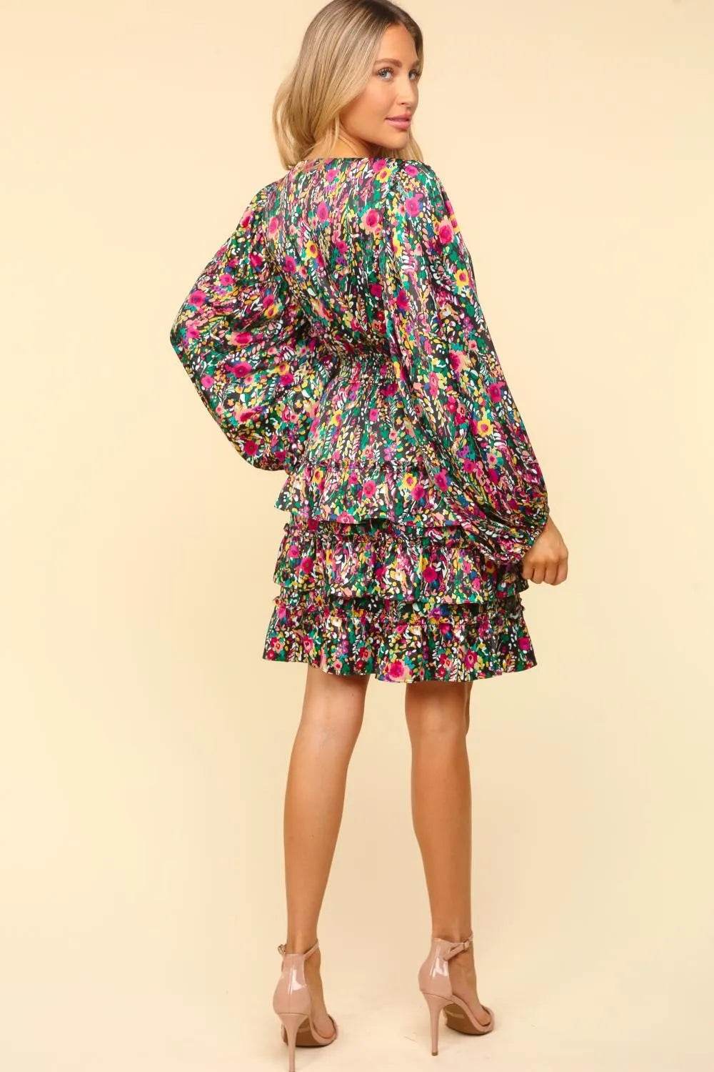 Haptics V-Neck Satin Floral Layered Dress Trendsi 36478015-8912-402d-93d0-c22e2a0dadc8-Max