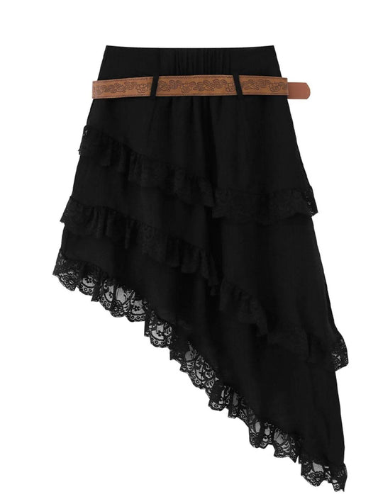 Asymmetrical Lace Ruffle Skirt Trendsi 369cdc43-2e93-485a-b918-6bc854ea99db-Max-Origin