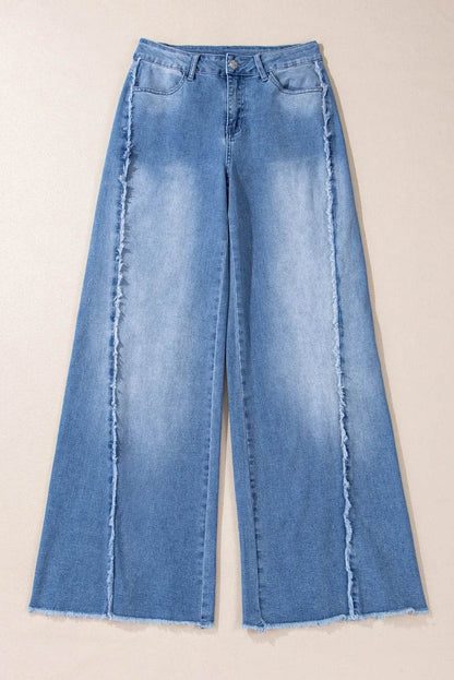 Raw Hem Wide Leg Jeans with Pockets Trendsi 36a140b1-f21d-4825-bf2b-443818ebaa39-Max