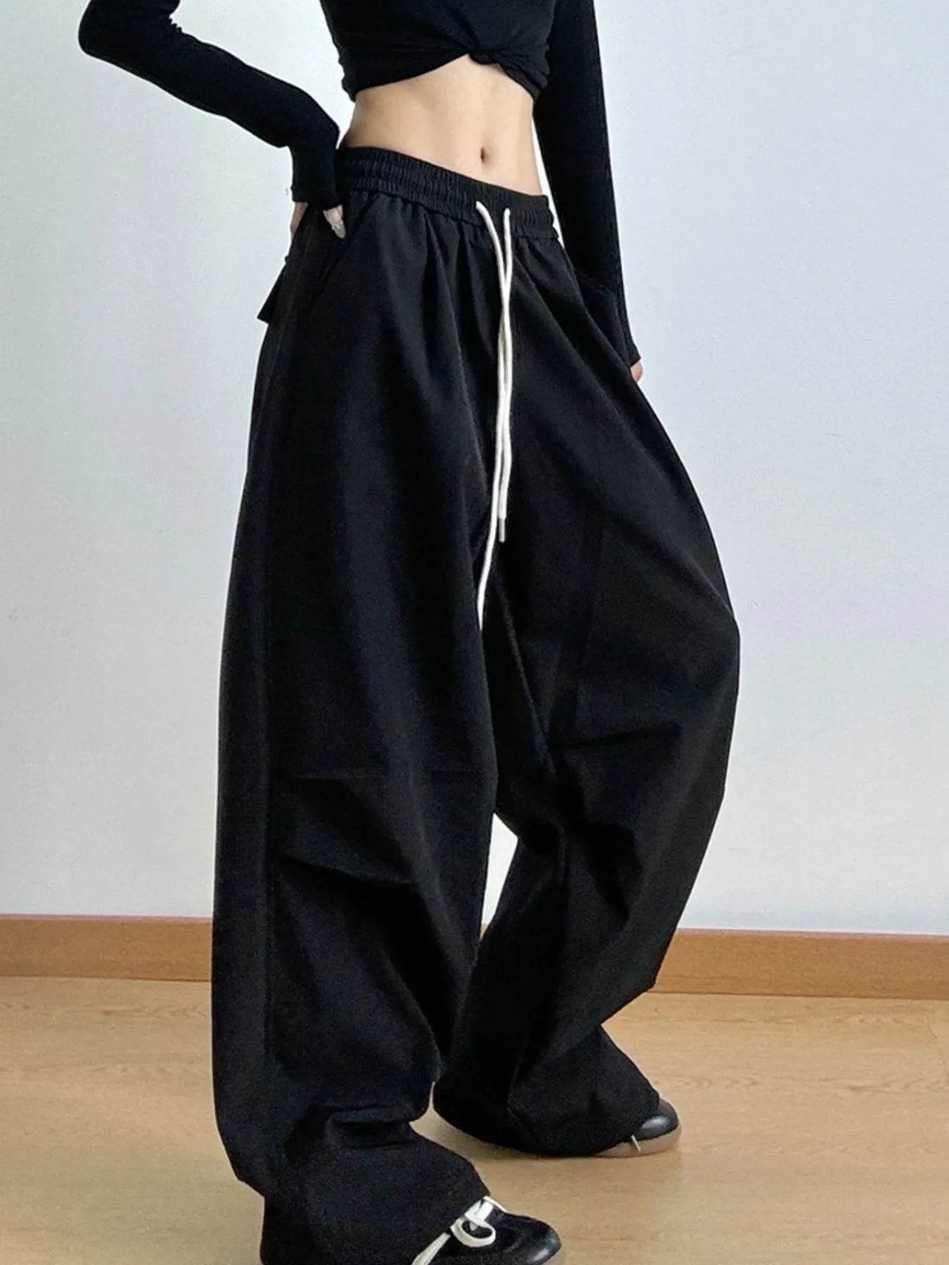 Oversized Wide Leg Drawstring Pants Trendsi 370e1ed3-e227-46d1-9c69-4e75af5468cb-Max-Origin