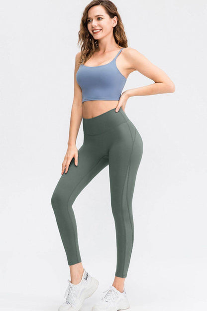 Wide Waistband Slim Fit Long Sports Pants Trendsi 3710d49a2c734daa91788f54da357002-Max