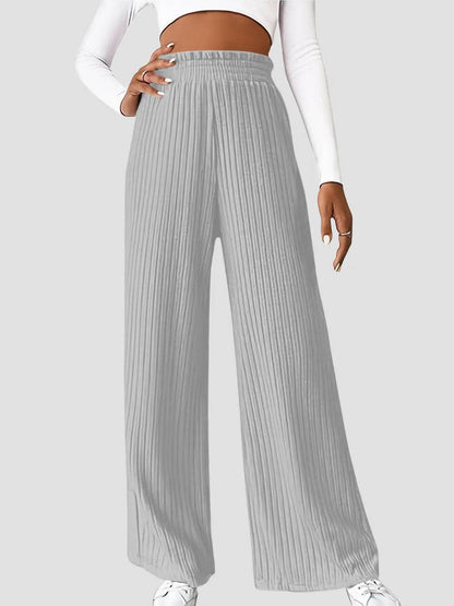Ribbed High Waist Pants Gray Trendsi 372845b0-c94f-456b-89e7-af0be6d12e6a-Max