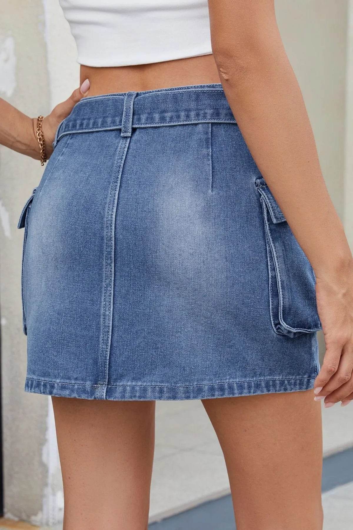 Criss-Cross Waist Detail Denim Mini Skirt Trendsi 37c7ddda-673d-4fe1-bdb4-0a7830d30299-Max-Origin
