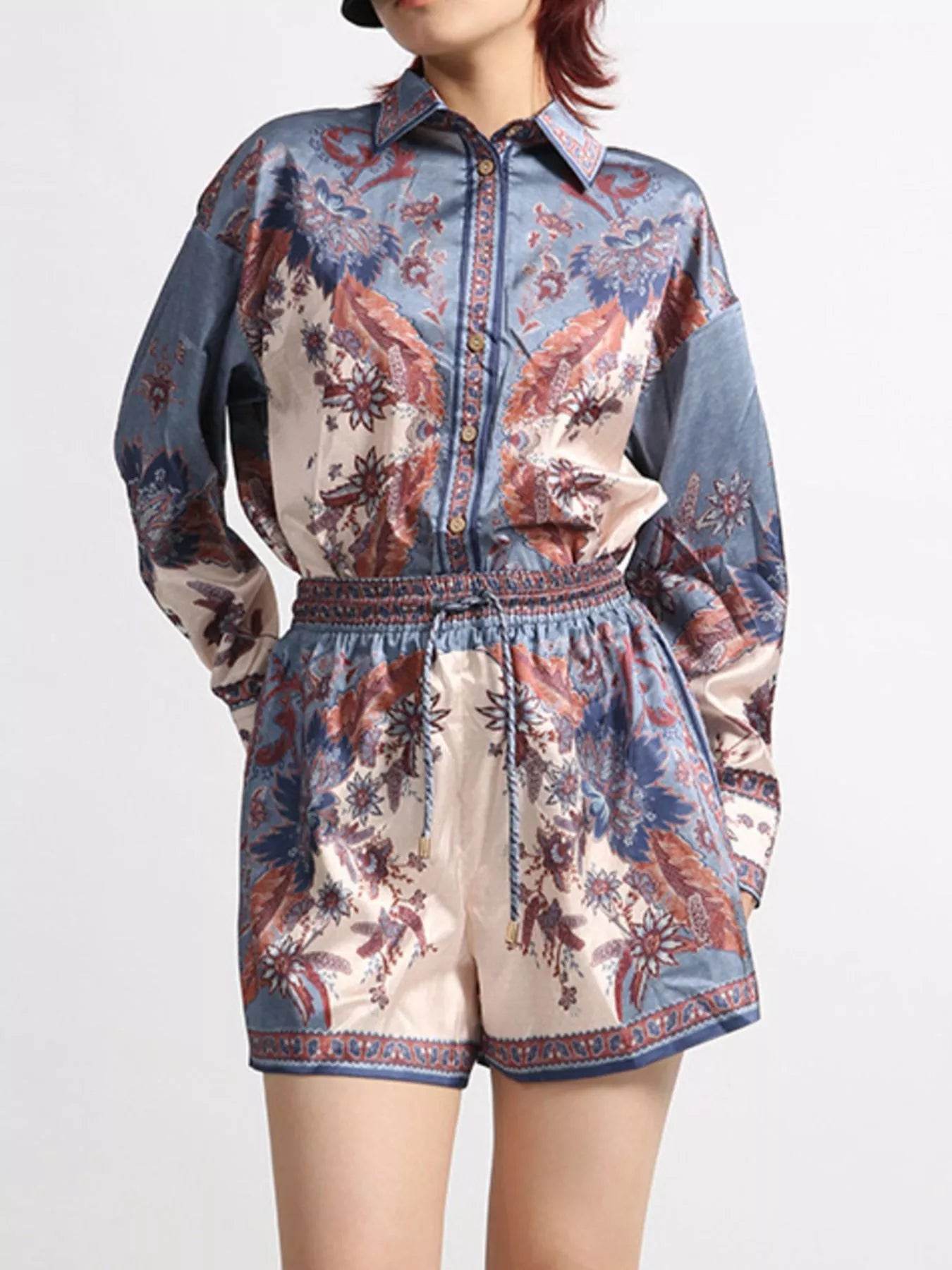 Printed Button Front Long Sleeve Shirt and Shorts Set Trendsi 37e40330-9654-4c8a-9e5d-3f273a5a5df3-Max-Origin