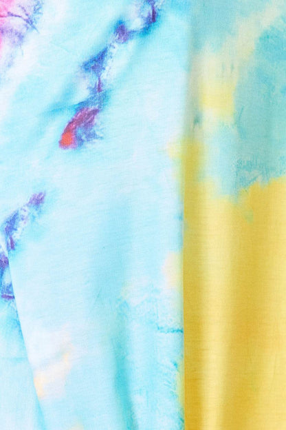 Shiny Tie-Dye V-Neck Twisted Dress Trendsi 37fa0eba7f9a44eb97f67ac1e6df96bc-Max