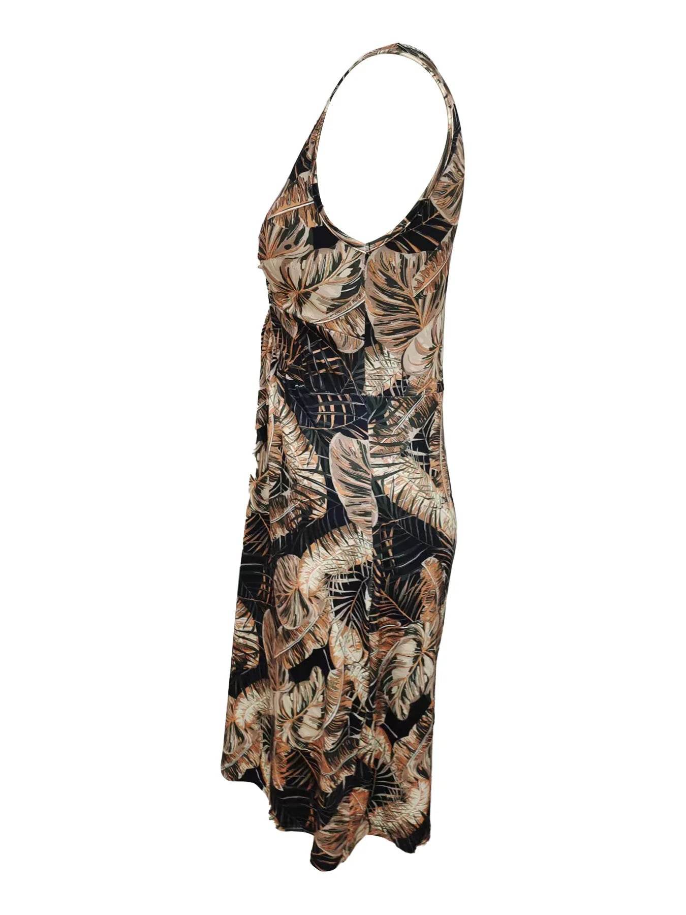 Tropical Print V-Neck Sleeveless Summer Dress Trendsi 3820cc41db8241dabb544708539b6909-Max-Origin