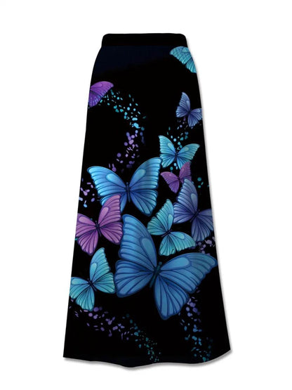 FAM-FAM Printed Elastic Waist Midi Skirt Trendsi 388296d2-0aed-49b2-9b75-9055978e1364-Max