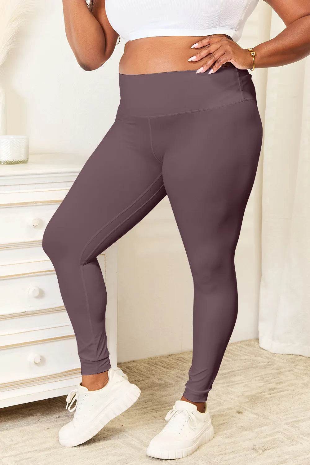 Double Take Wide Waistband Sports Leggings Trendsi 3889d47c-5d34-4ffe-945a-b1fcc14fd8c7-Max