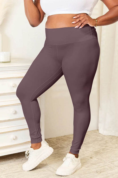 Double Take Wide Waistband Sports Leggings Trendsi 3889d47c-5d34-4ffe-945a-b1fcc14fd8c7-Max