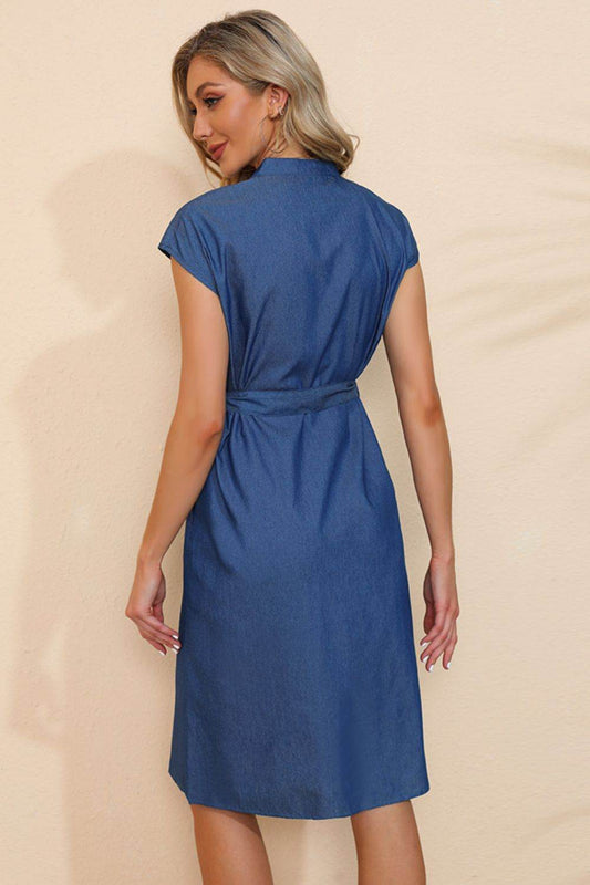 Button Down Belted Denim Dress Trendsi 38c7e6d797264cc7ac9338fb37c71cfb-Max