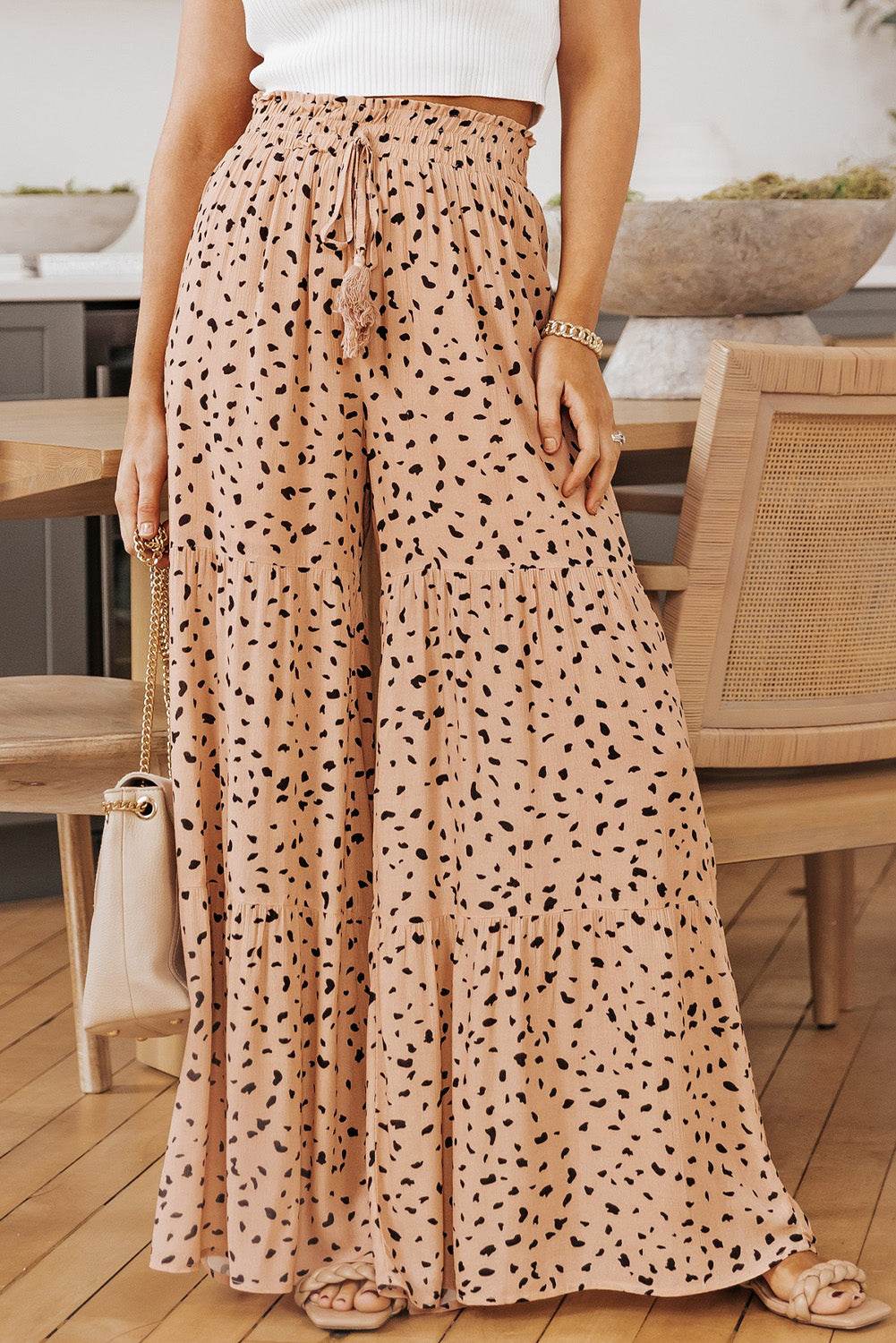 Printed Wide Tiered Pants Trendsi 38ea5827079a42a3bf3032dde76fd4fb-Max