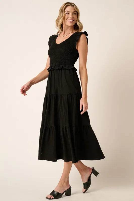 Mittoshop Smocked Ruffled Tiered Midi Dress Trendsi 392aa850-e849-40dc-b529-398d383cbe5a-Max