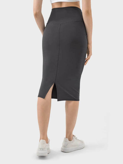 Millennia Slit Wrap Active Skirt Trendsi 3967a52f-1f6b-4d7f-8765-6723eb2c997e-Max