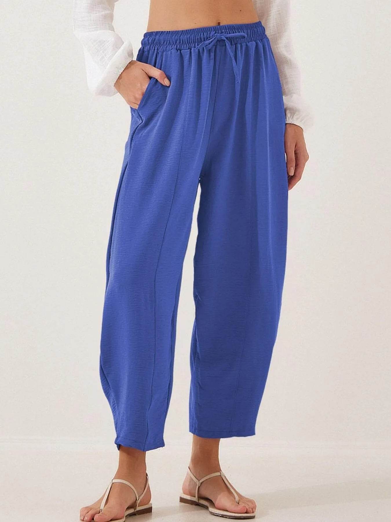 Full Size Drawstring Wide Leg Cropped Pants Plus Size Royal Blue Trendsi 39a237867e2e4f5682b459aee9e1cc88-Max-Origin