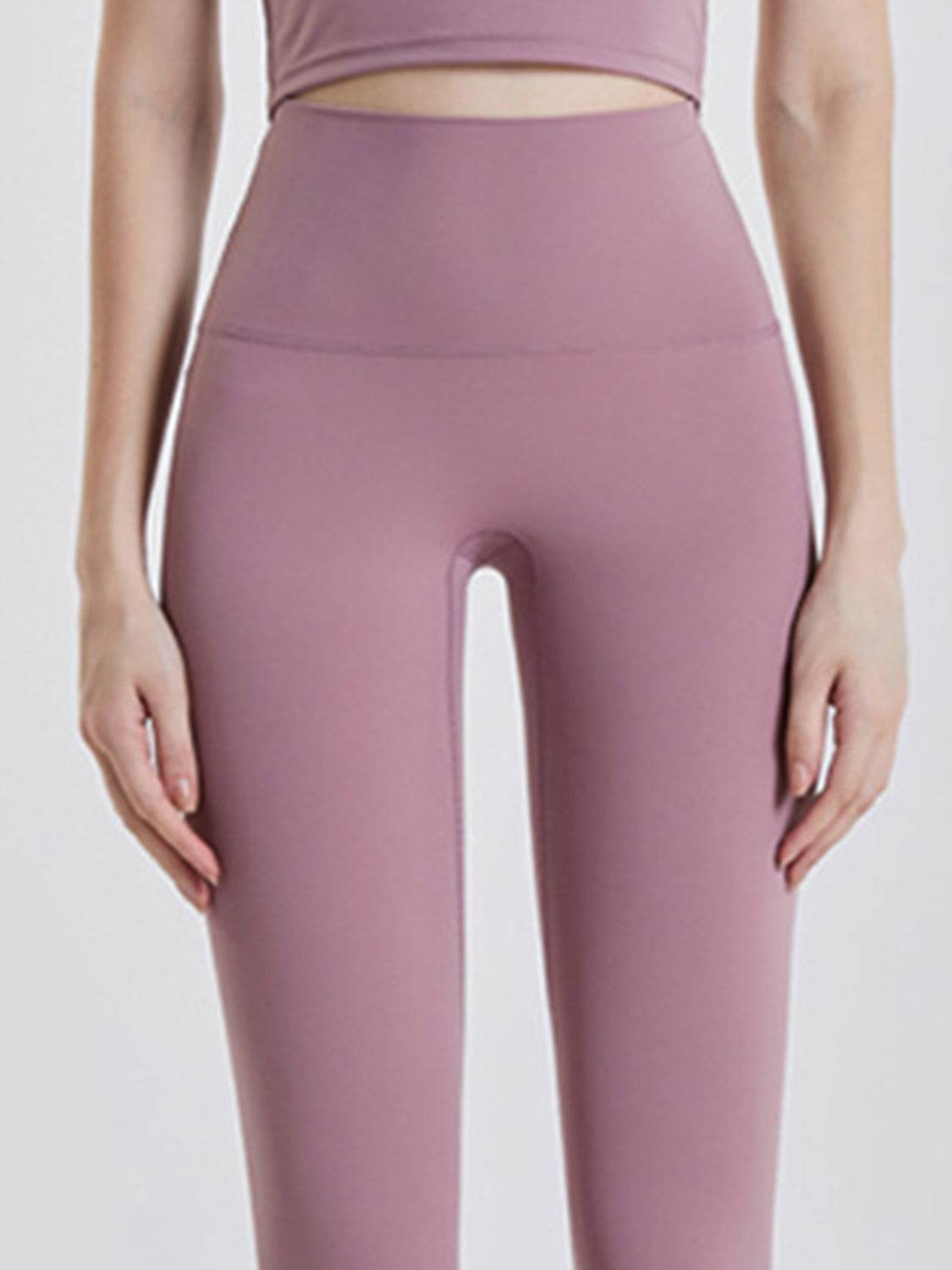 Wide Waistband Sports Leggings Trendsi 39e0874063904331b641c1572c988bae-Max