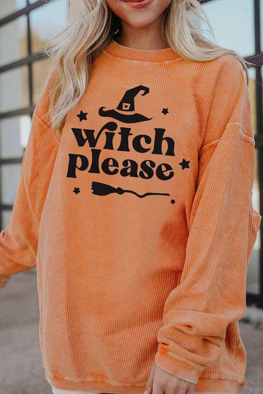 WITCH PLEASE Graphic Dropped Shoulder Sweatshirt Sherbet Trendsi 39e3add6e3d646c7a165f5194467dbd2-Max