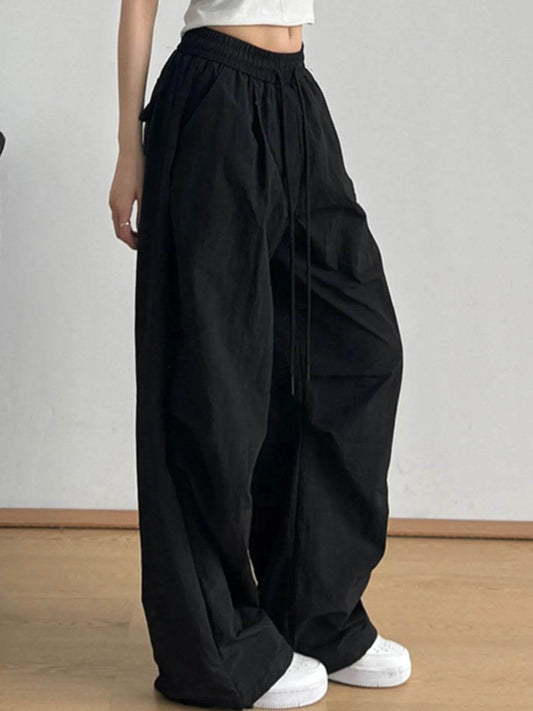Relaxed Wide Leg Casual Pants with Drawstring Trendsi 3a91d5c9-cc81-4b84-8e0a-2488877e87b5-Max-Origin