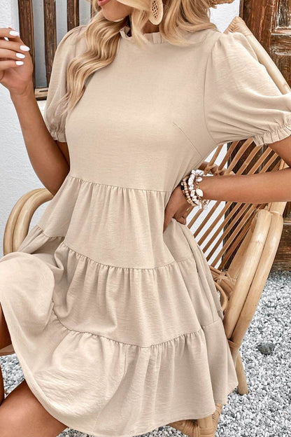 Perfee Puff Sleeve Tie Back Tiered Dress Trendsi 3a9ce86781ea4c168995ecddcf97af1f-Max