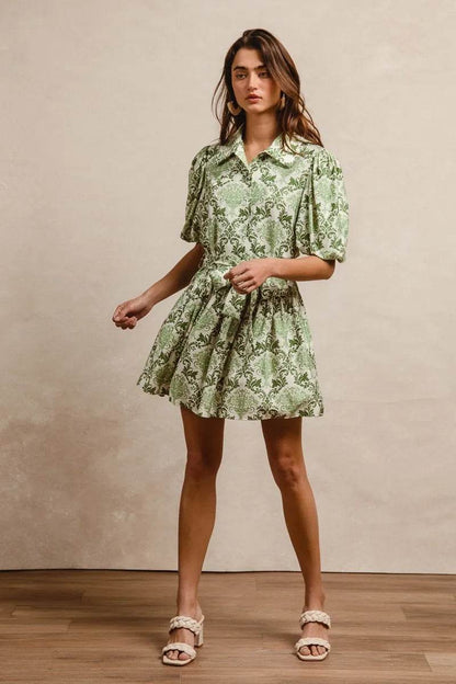 BiBi Tied Floral Short Sleeve Mini Shirt Dress Trendsi 3abc4bc5abe14eb3826ffc8a413b466e-Max-Origin